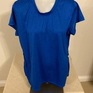 Champion blue extra-large loose workout top